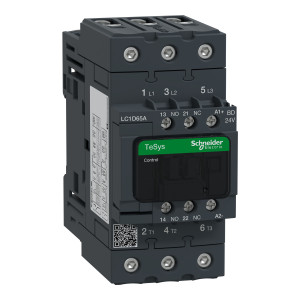 TeSys Deca Stycznik mocy 65A 3P 24V DC 1Z 1R (EVK) LC1D65ABD