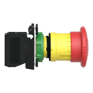 Przycisk bezpieczeństwa 22mm 0R 1R STOP przez obrót XB5AS8442