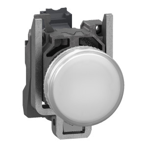 Lampka sygnalizacyjna 22mm biała 24V AC/DC LED XB4BVB1