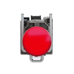 Lampka sygnalizacyjna 22mm czerwona 24V AC/DC LED XB4BVB4
