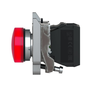 Lampka sygnalizacyjna 22mm czerwona 24V AC/DC LED XB4BVB4