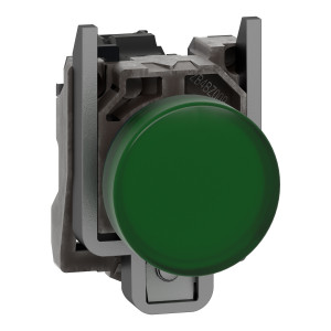 Lampka sygnalizacyjna 22mm zielona 230-240V AC LED XB4BVM3