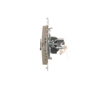 Gniazdo podwójne 2xRJ45 kat.6 z przesłoną złoty mat D62.01/44