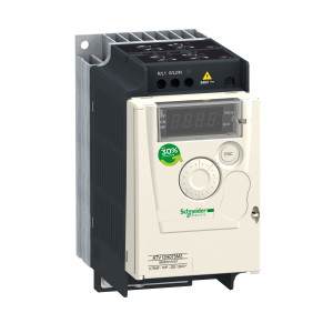Przemiennik częstotliwości ATV12 1 fazowe 200/240VAC 50/60Hz 0.75kW 4.2A IP20
ATV12H075M2