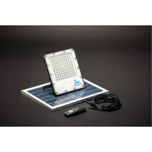 Naświetlacz LED solarny BRAVOS 100W 1000lm 6400K IP65 pilot 3y LD-BRAVOS100W-64