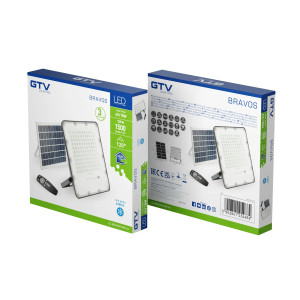 LED solarny BRAVOS 150W 1500lm 6400K IP65 pilot LD-BRAVOS150W-64