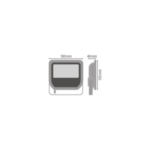 Naświetlacz LED Ledvance Osram Floodlight 100 DEG 4058075097582 50W 5250lm 3000K IP65 biały