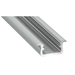 Profil aluminiowy p/t do taśm LED typ B srebrny anodowany 3mb
