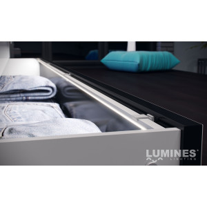 Profil aluminiowy narożny do taśm LED typ C INOX 2,02m