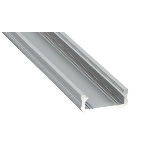 Profil aluminiowy natynkowy płaski typu D anodowany 2mb