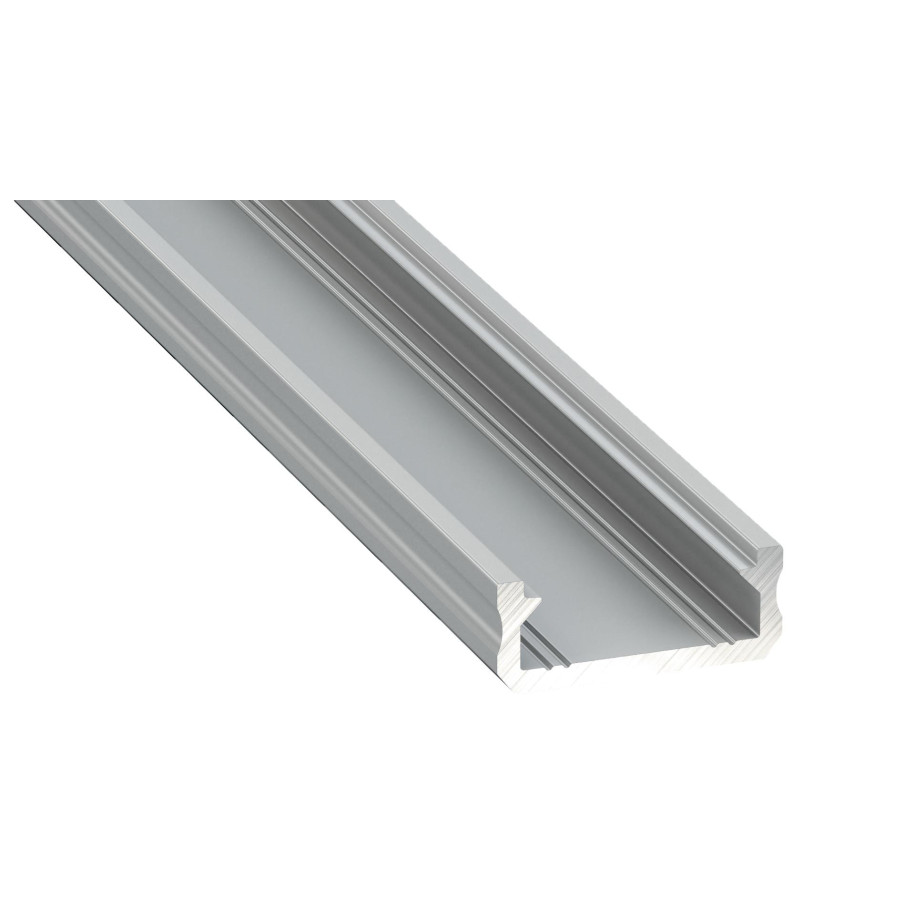 Profil aluminiowy natynkowy płaski typu D anodowany 2mb