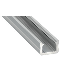Profil aluminiowy natynkowy typu slim X anodowany do taśmy LED 2mb