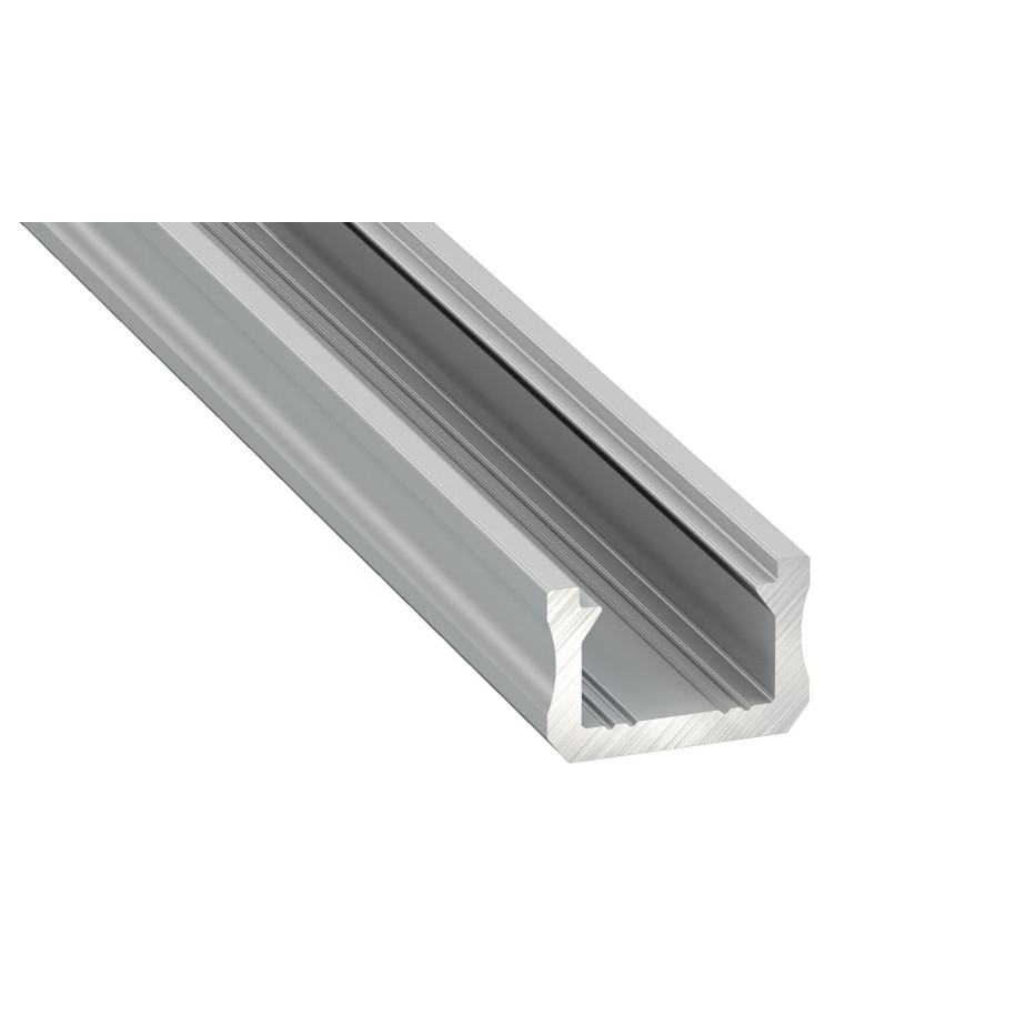Profil aluminiowy natynkowy typu slim X anodowany do taśmy LED 2mb