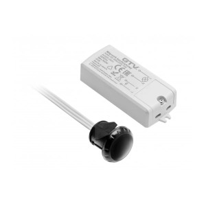 Włącznik bezdotykowy jednobiegowy (do drzwi przesuwnych),max. 500W, AC220-240V, 50/60Hz, IP20, czarny