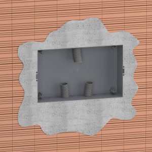 Rozdzielnica modułowa podtynkowa 1x18 IP40 drzwi transparentne, Easy9 EU EZ9EU-1-18-PT-T EZ9EUA118 Schneider Electric