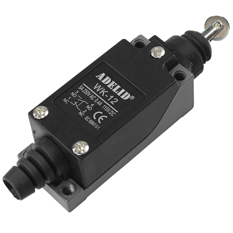 Wyłącznik krańcowy z rolką NO+NC IP65 WK-12