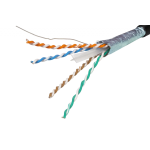 Kabel teleinformatyczny securityNET F/UTP kat.6 PE zewnętrzny żelowany /bębnowy/ SEC6FTPG