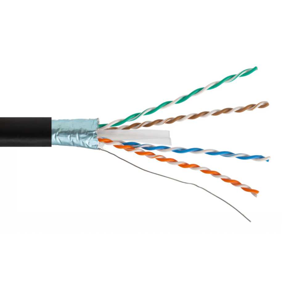 Kabel teleinformatyczny securityNET F/UTP kat.6 PE zewnętrzny żelowany /bębnowy/ SEC6FTPG