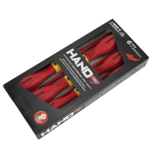Zestaw wkrętaków izolowanych 1000V 6szt. czerwono-żółte W-00346