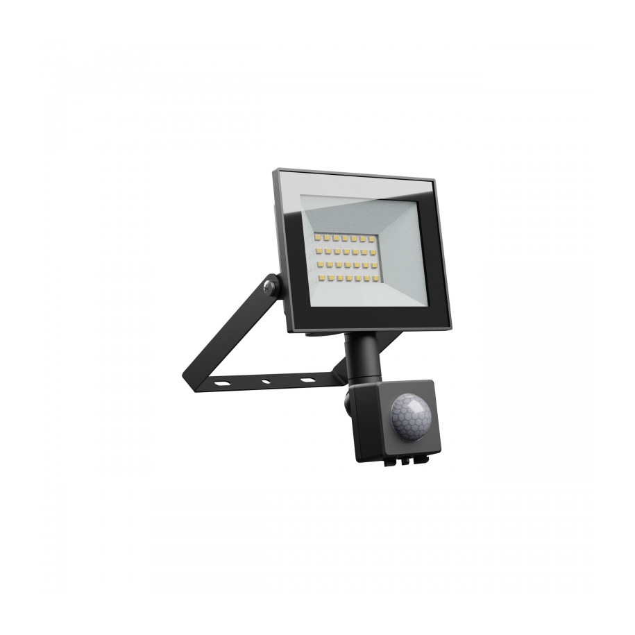 Naświetlacz NOCTIS LUX 4 20W 4000K IP44 z czujnikiem ruchu czarny  SLI029071NW_CZUJNIK_PW