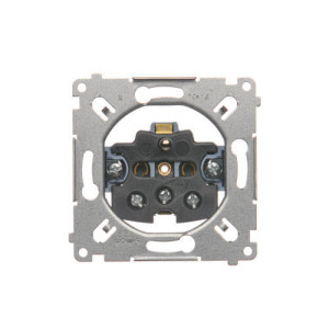 SGZ1M
Gniazdo wtyczkowe pojedyncze z uziemieniem, (mechanizm), 16A, 250V, zaciski śrubowe