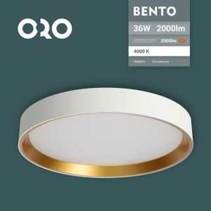 Plafon dekoracyjny LED BENTO 36W 4000K WG ORO33375