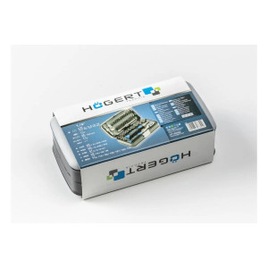 Zestaw nasadek końcówek wkrętakowych i akcesoriów 1/4 38 elementów HT1R462