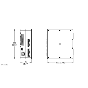 Programowalny sterownik bezpieczeństwa SC10-2ROE 10 wejść , 2 wyjścia przekaźnikowe 24VDC IP20 Banner