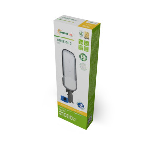 Streetos 2 Uliczna 150W NW 230V 145 / 75St IP65 Ik09 675X218X124mm Szary Czujnik Zmierzchu 5 Lat Gw.
SLI027018NW_PW