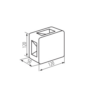 Oprawa elewacyjna REFAZI EL 6W-F-W biała 39180
