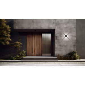 Oprawa elewacyjna REFAZI EL 6W-F-GR grafit 39181