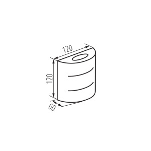 Oprawa elewacyjna REFAZI EL 6W-A-O-GR grafit 39184