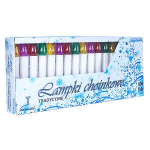 Tradycyjne lampki choinkowe świeczki KCH-5 PRL