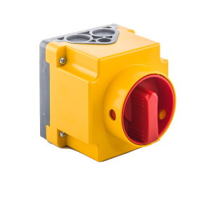 Łącznik krzykowy 0-1 3P 32A IP65 w obudowie ML032.3-RG5/OB