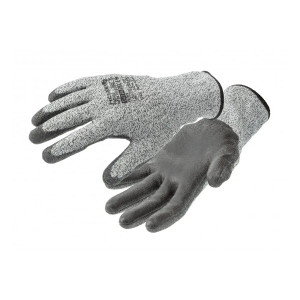 FUHSE rękawice antyprzecięciowe powlekane poliuretanem szare/czarne 11 HT5K763-11