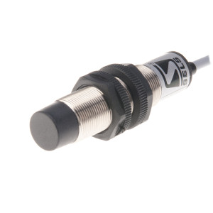 Czujnik indukcyjny PCID8ZP, M18 Sn-8mm, 10-30V DC, PNP NO, czoło niewbudowane, 3-przew. kabel 2m, mosiądz nikl. L82mm