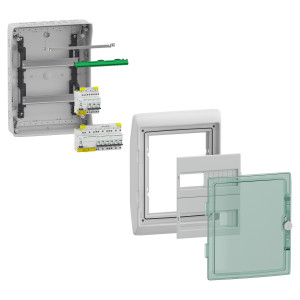 Rozdzielnica 3x12 natynkowa Mureva IP65 MRV-3-12-NT-T drzwi transparentne 13435