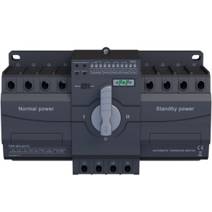 Przełącznik automatyczny I-0-II (sieć-agregat) 4P 63A PSR-463-AUTO
