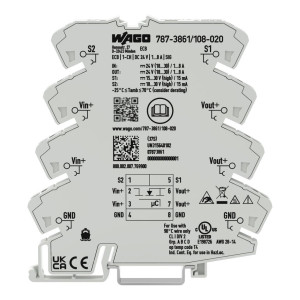 Elektroniczny wyłącznik nadprądowy 1-8 A konfigurowalny 24 V DC 1-kanałowy 787-3861/108-020