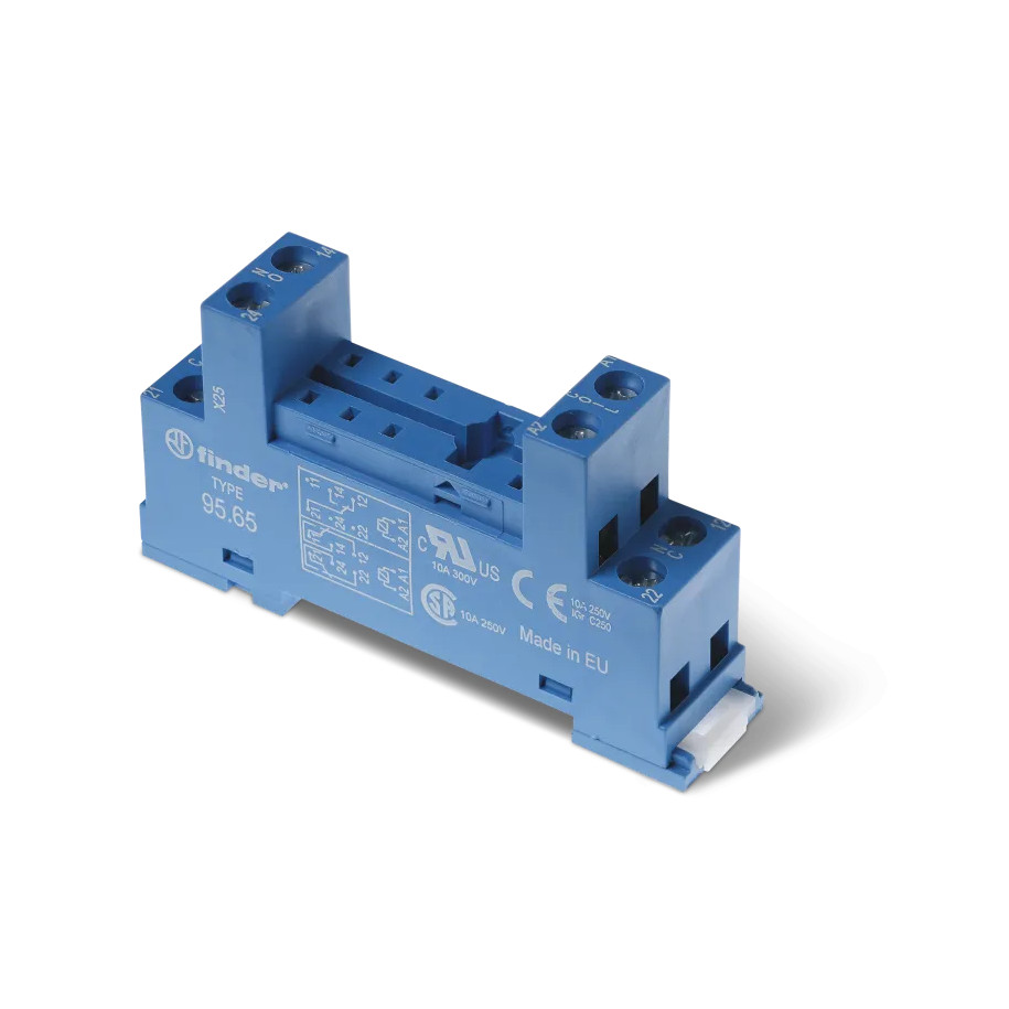 Gniazdo do przekaźników serii 40.51/40.52/40.61/44.52/44.62 95.65 SMA