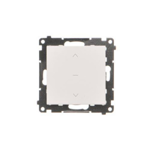 Simon 55 Przycisk roletowy 10 A, 250 V~, szybkozłącza biały mat TZP1K.01/111