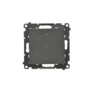 Simon 55 Przycisk roletowy 10 A, 250V czarny mat TZP1K.01/149