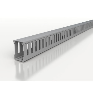 Korytko grzebieniowe 25x80 jasnoszare E144 2m (szer x wys)