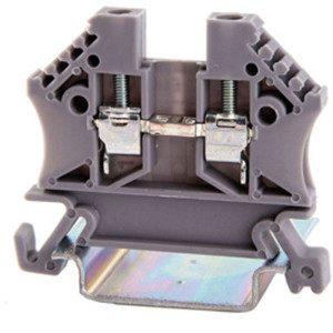 Złączka szynowa 2-przewodowa 2,5mm2 szara EURO 43408