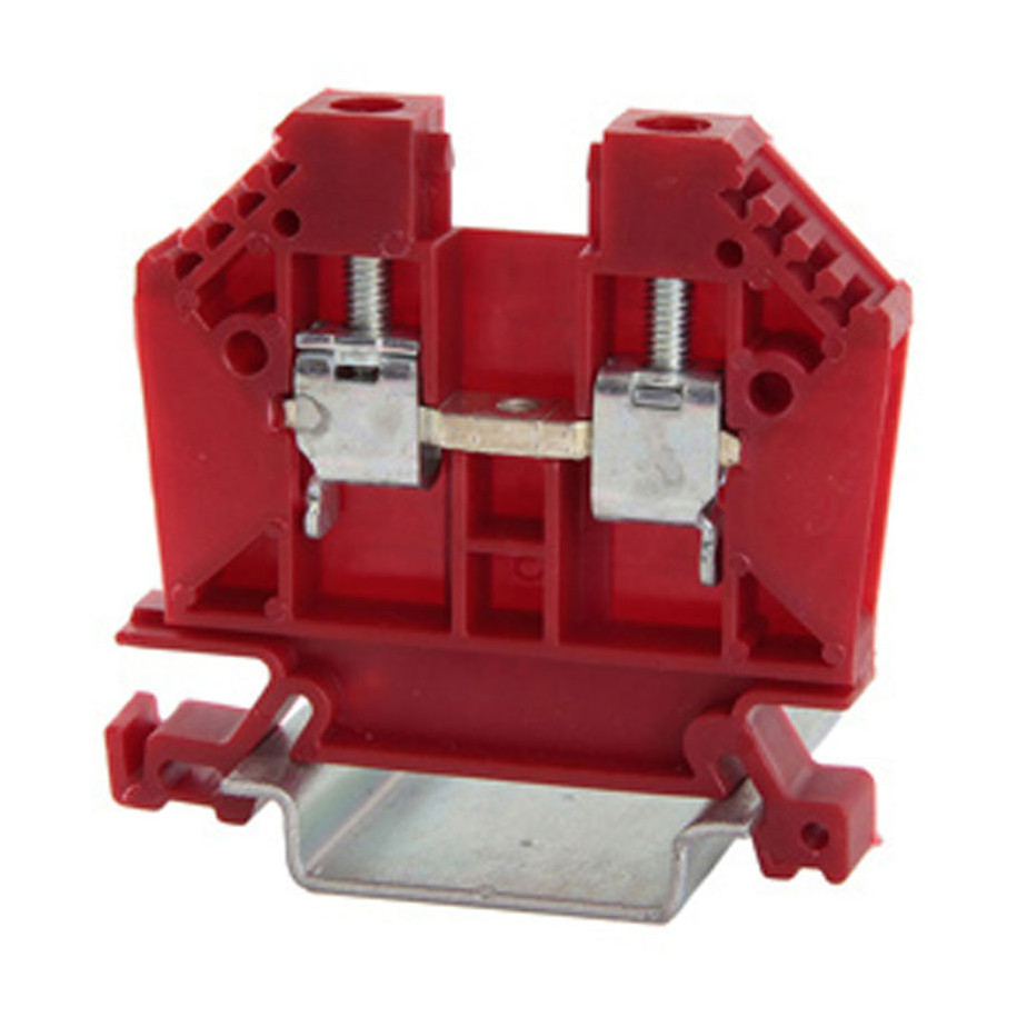 Złączka szynowa 2-przewodowa 4mm2 czerwona EURO 43409RD