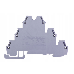 Złącze śrubowe 2,5 mm², 3-piętrowe, szare, 43504