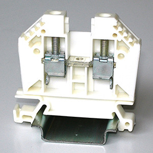 Złączka szynowa 2-przewodowa 4mm2 biała EURO 43409WT