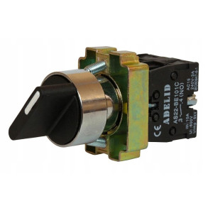 Wyłącznik piórkowy 1-0-2 bistabilny krótki 10A IP54 AS22-BD33