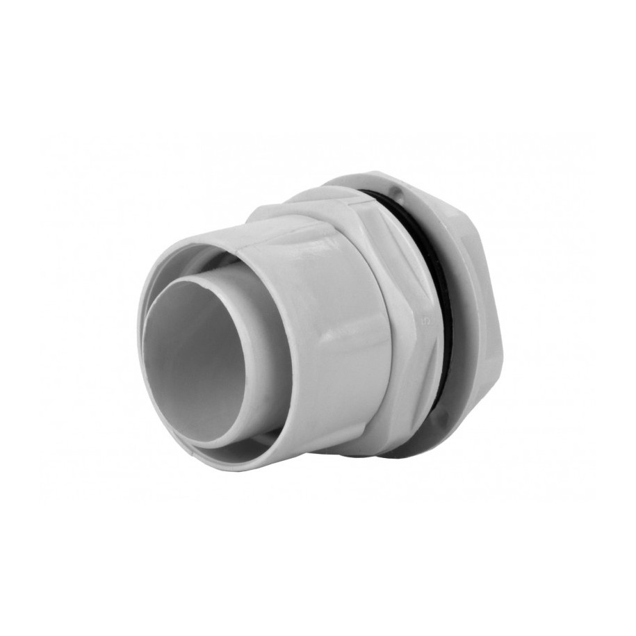 Dławik do rury elastycznej GUS fi 12 mm / MG16 szary IP65 F6.0026