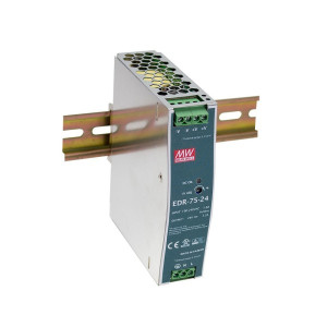 Zasilacz impulsowy 24VDC 3,2A 76,8W EDR-75-24 Mean Well